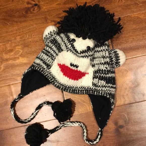 Accessories - Sock monkey beanie hat